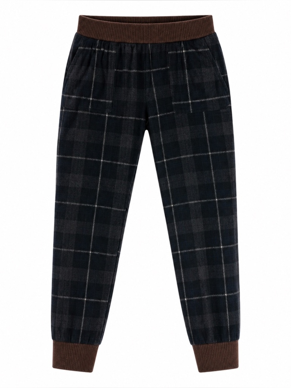 Honey Dew Plaid Joggers Size gray, white, Black and Brown
#047